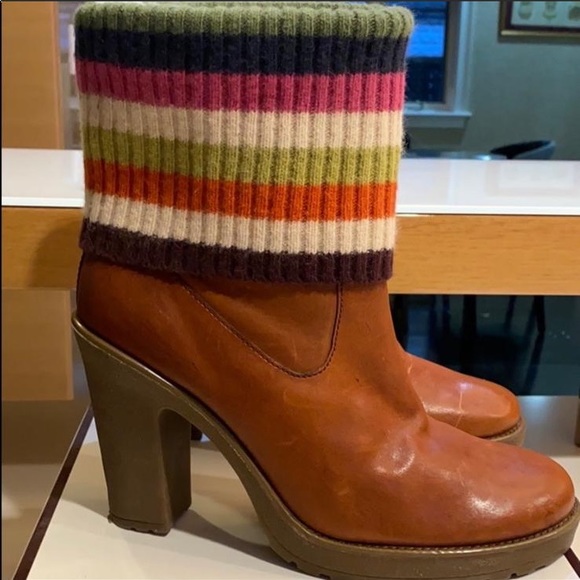 Coach leather booties - used - Picture 1 of 16
